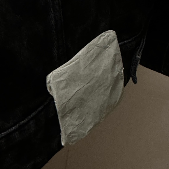 Women’s Coach NWT Signature C Denim Jacket in black XL relaxed fit - Picture 12 of 16